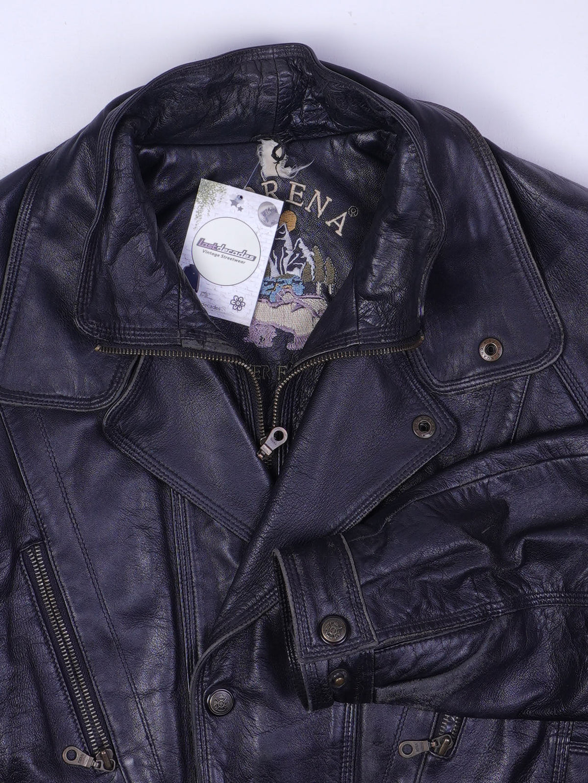 Vintage Lederjacke (M)