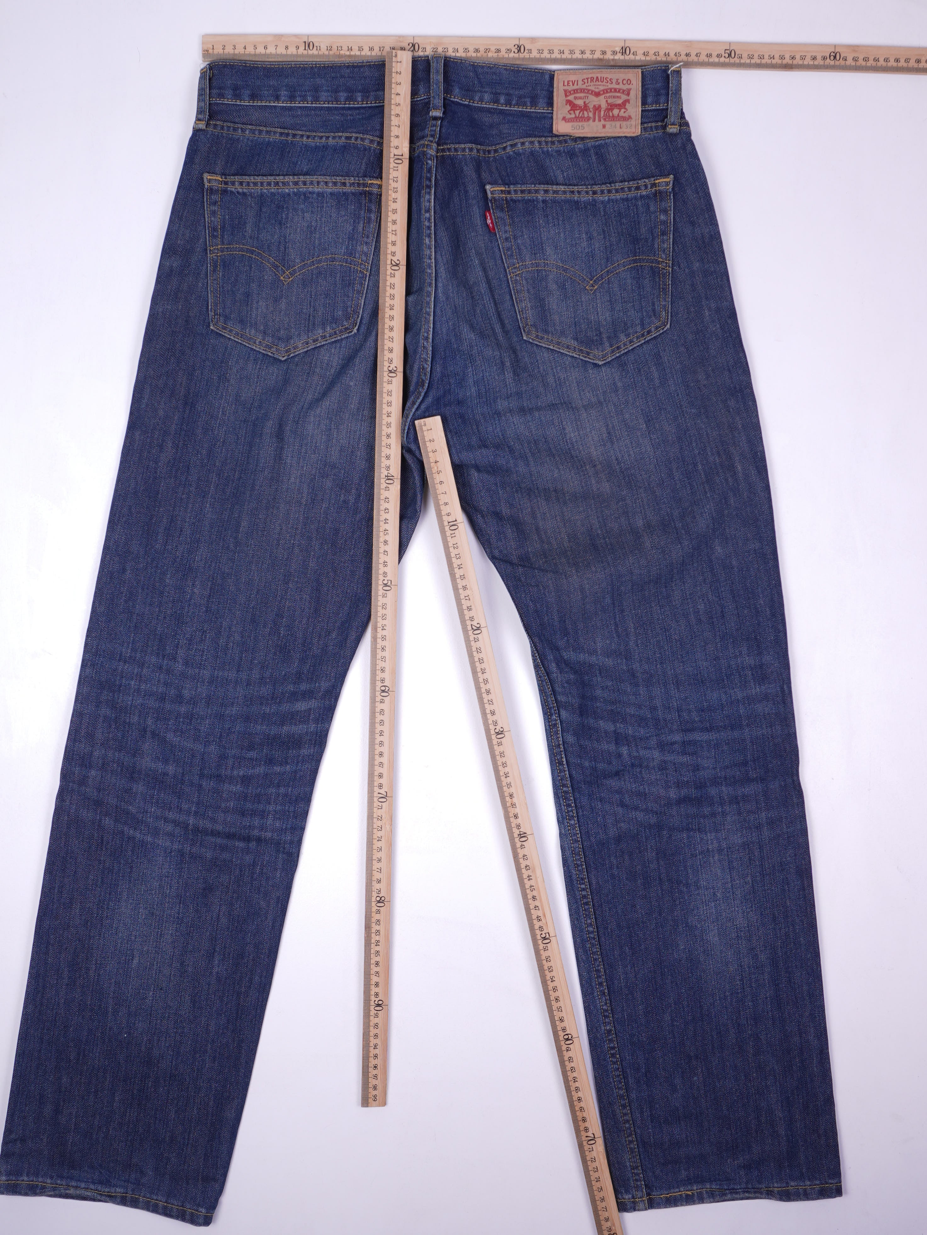 Levis 505 Straight Leg Jeans (W36)