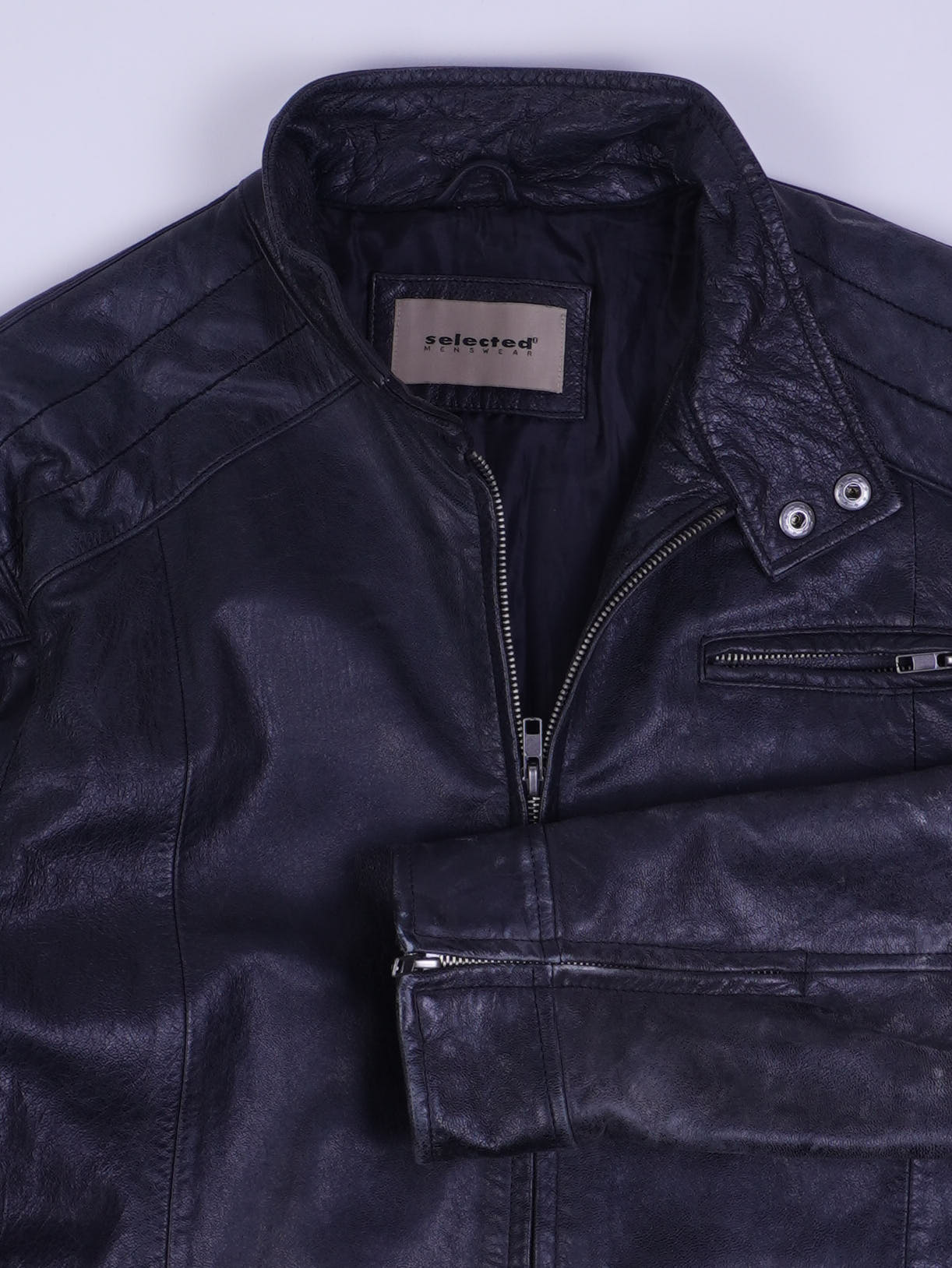Vintage Lederjacke (L)
