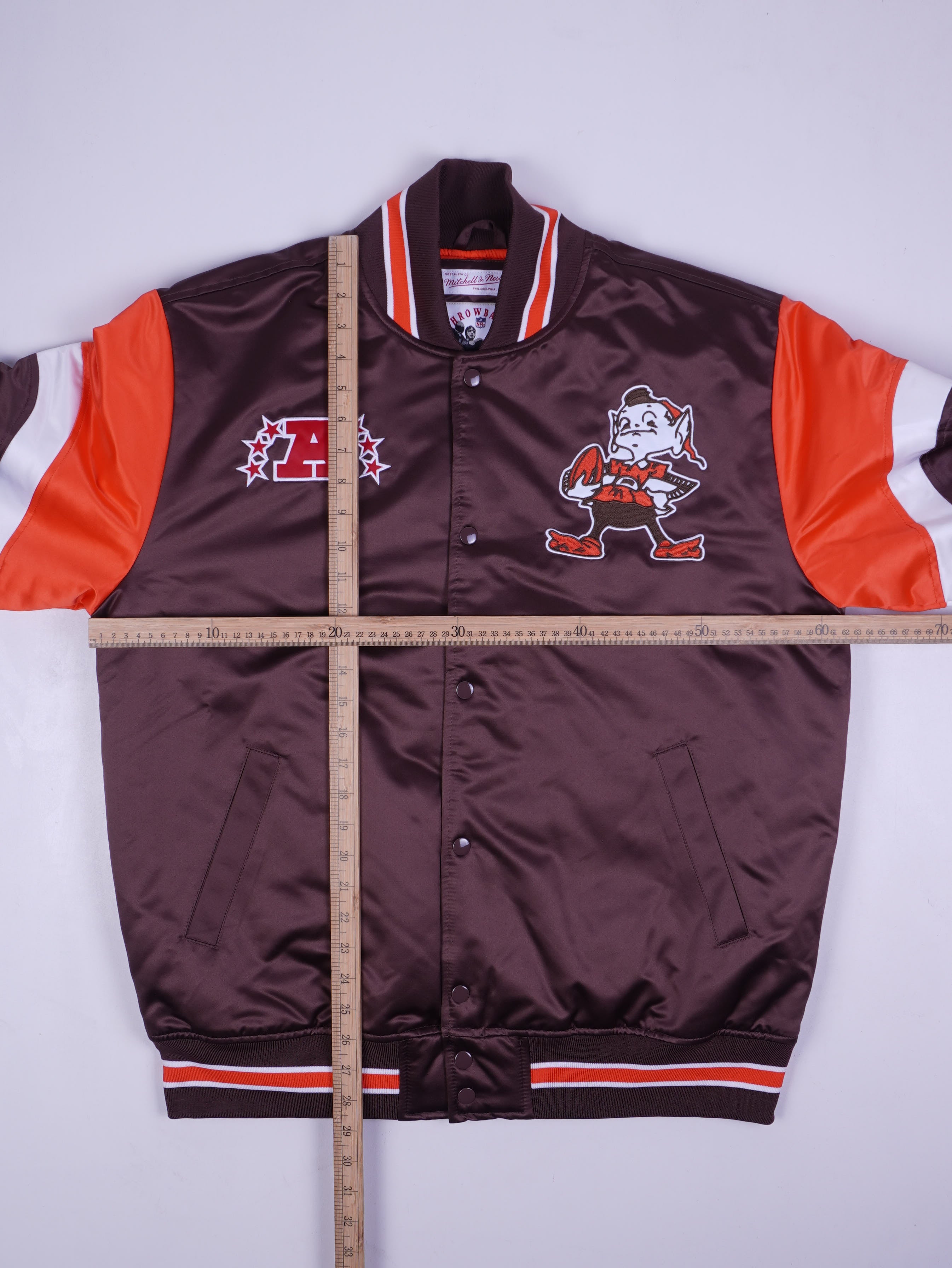 Mitchell & Ness Cleveland Browns NFL College Jacke (L)