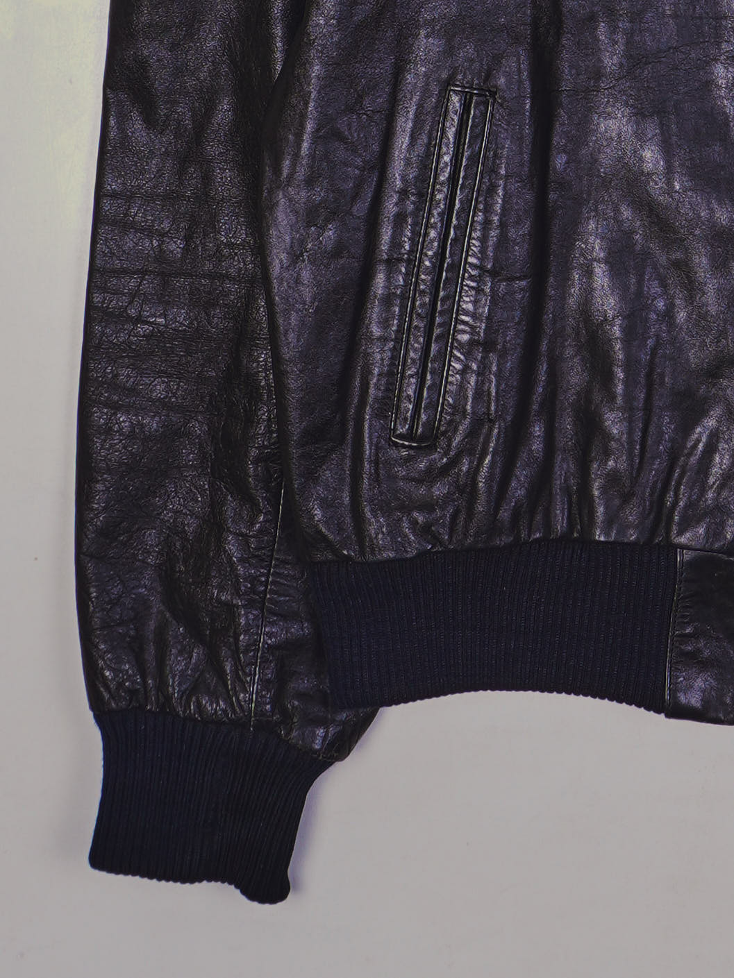Vintage Lederjacke (M)