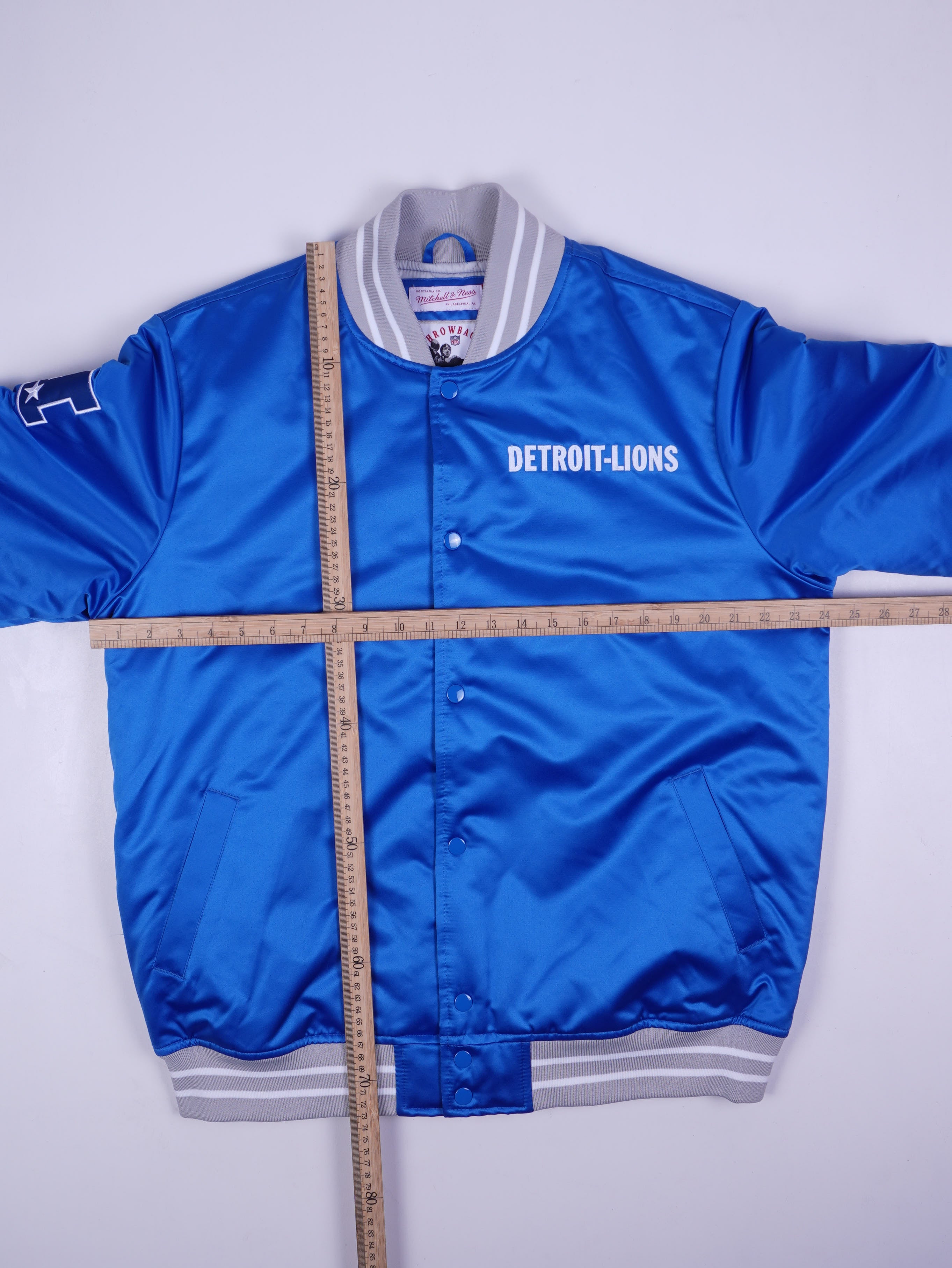 Mitchell & Ness Detroit Lions NFL College Jacke (L)