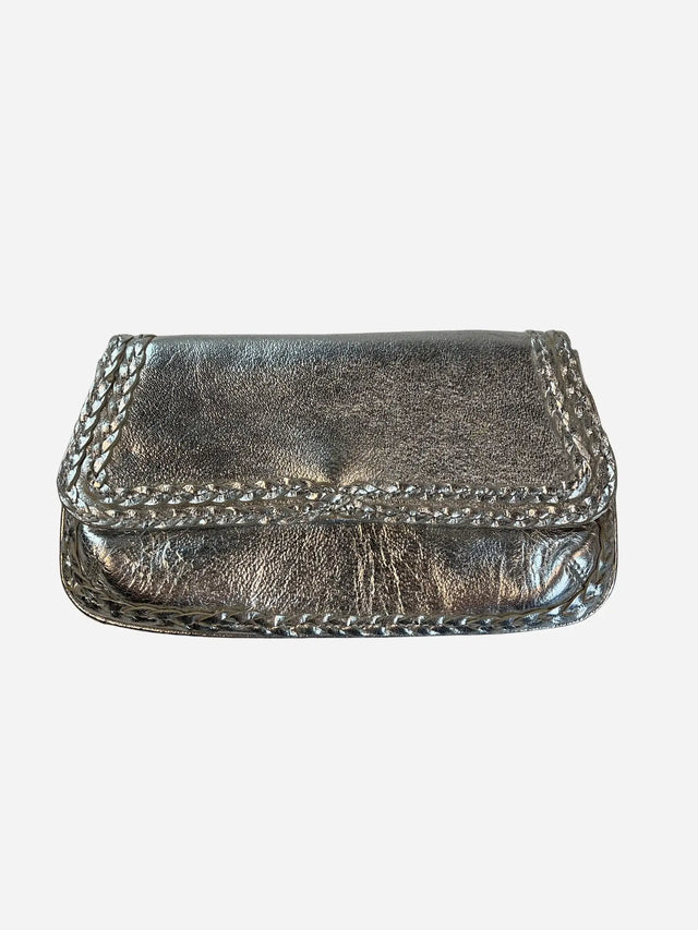 Cheyenne Tex Clutch Tasche SilberY2k