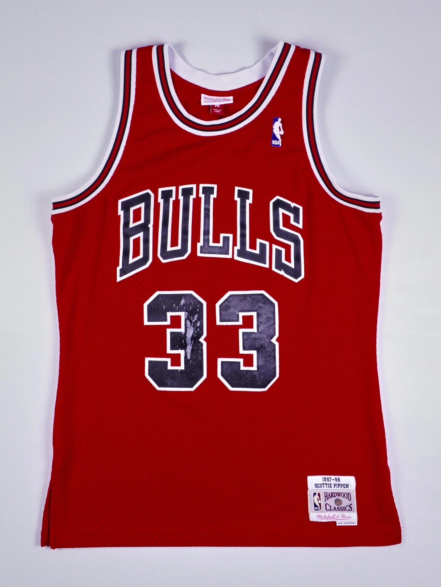 NBA Chicago Bulls Scottie Pippen Trikot (L)