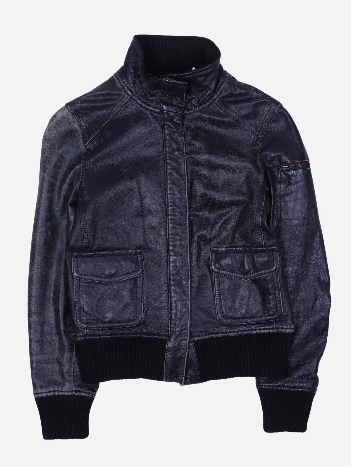 Vintage Lederjacke (S)