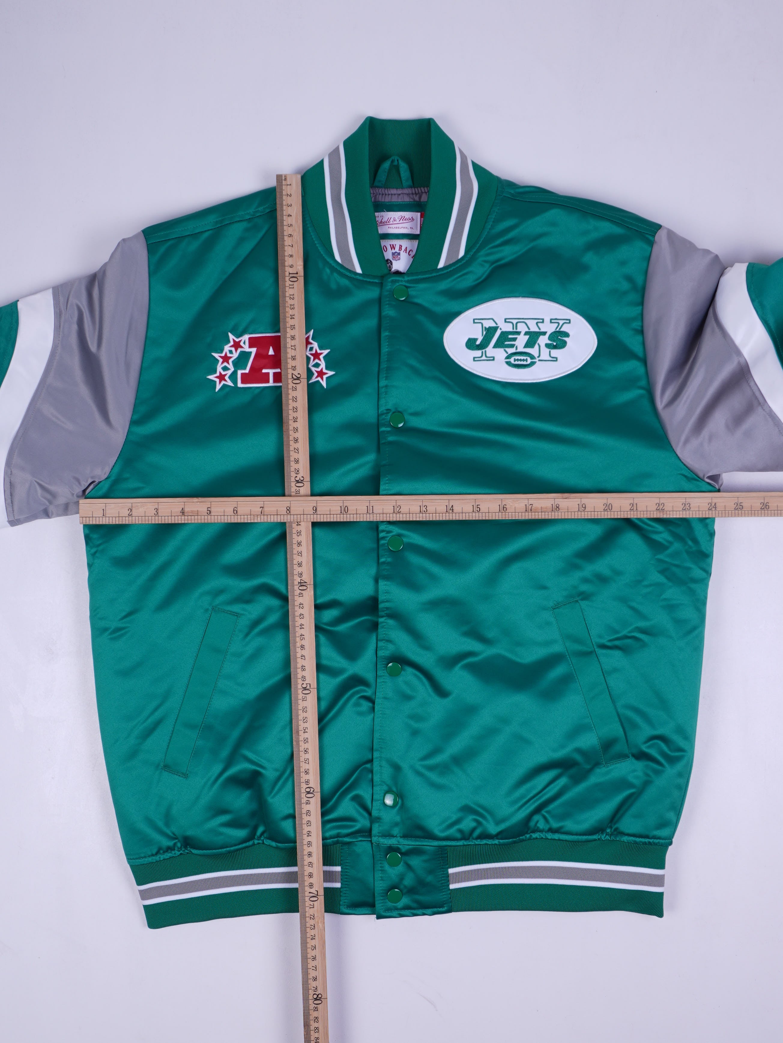 Mitchell & Ness Jets NFL College Jacke (L)