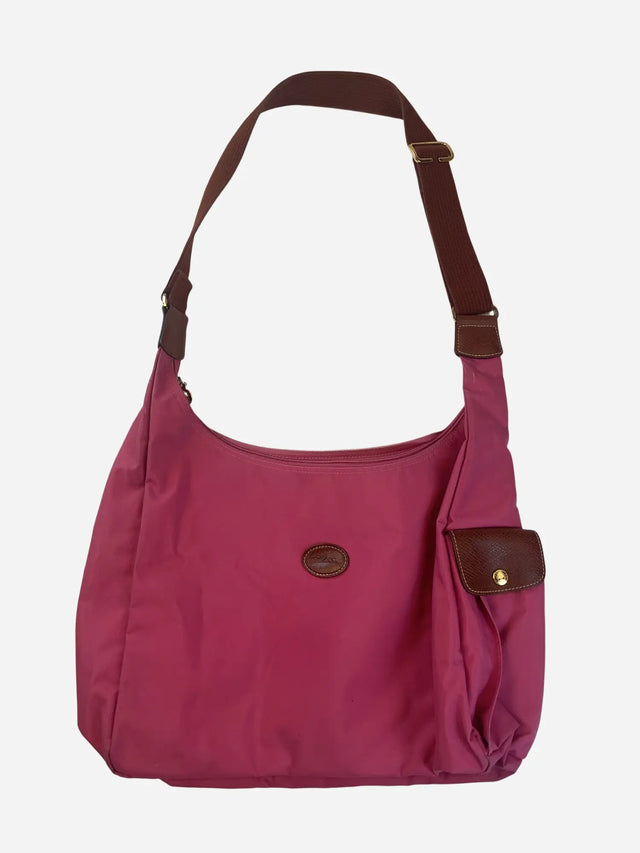 Longchamp Schulter Tasche Rosa Y2k