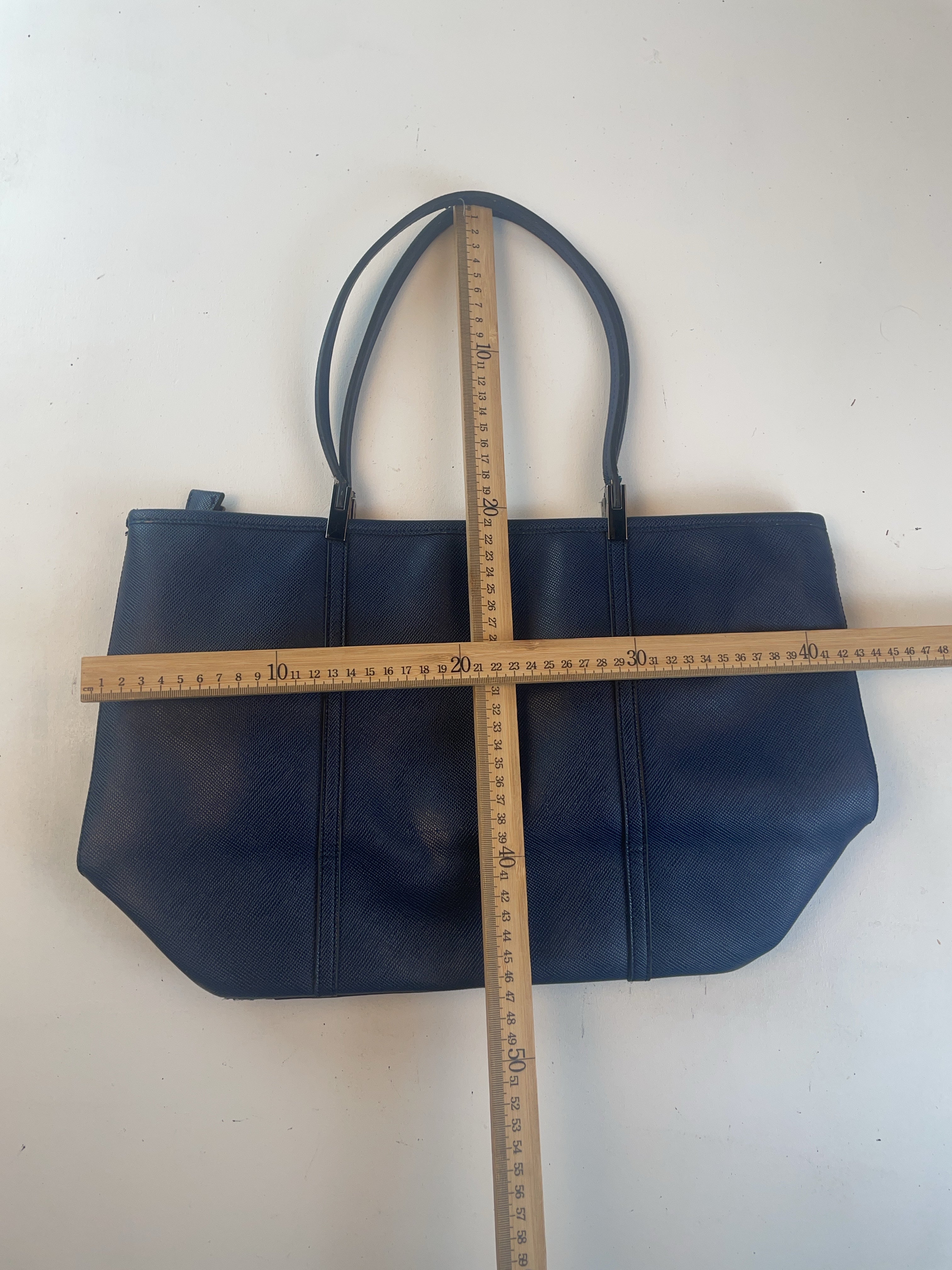 Pierrecardin Shopper Tasche Marineblau Y2k