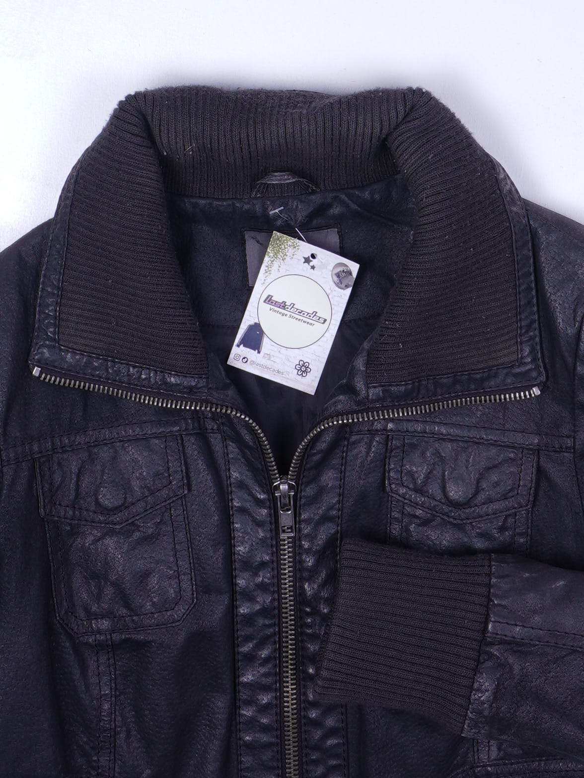 Vintage Lederjacke (S)