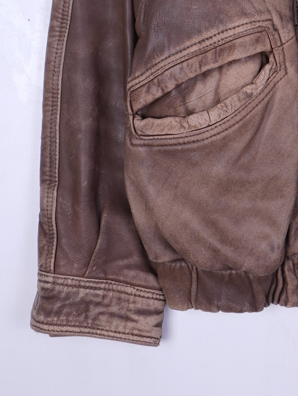 Vintage Lederjacke (M)