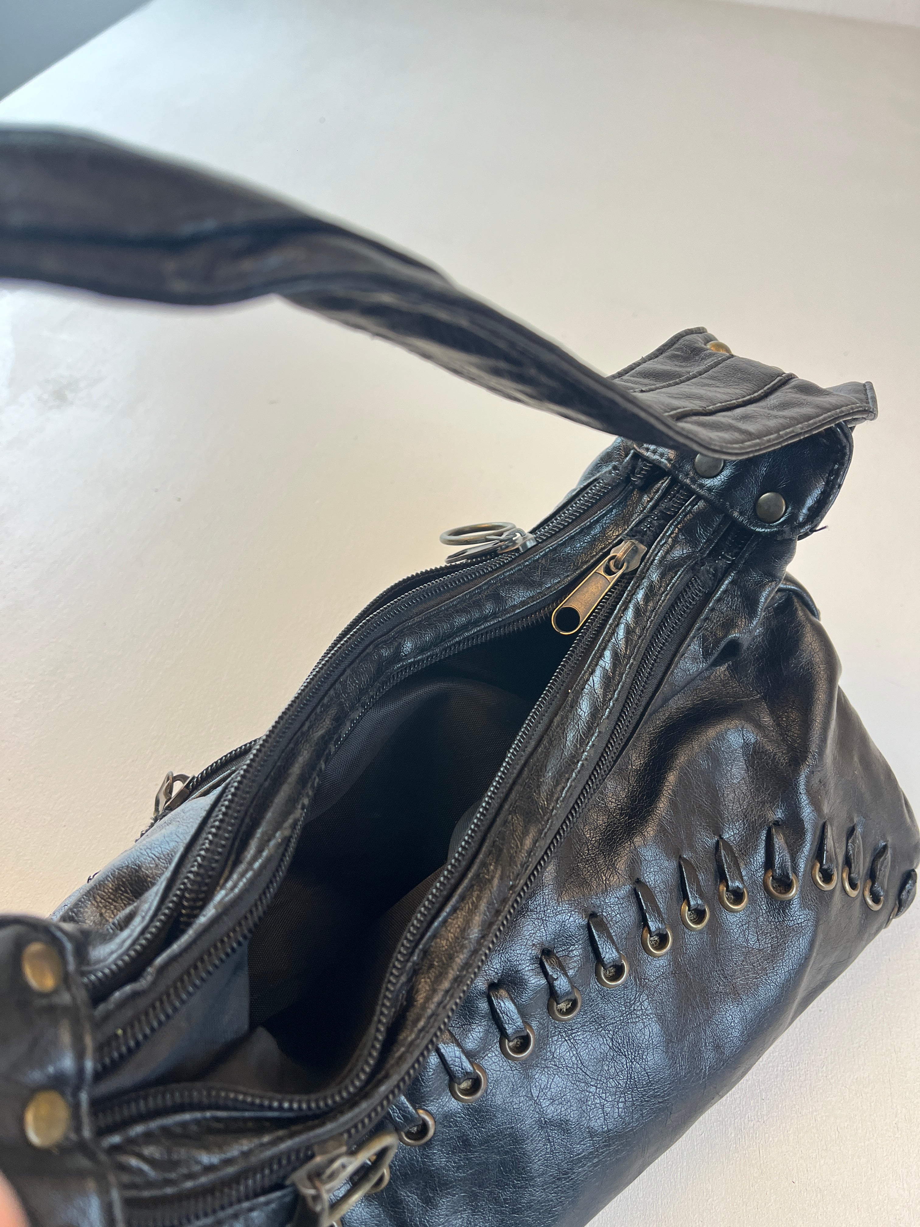 Vintage Tasche Schwarz