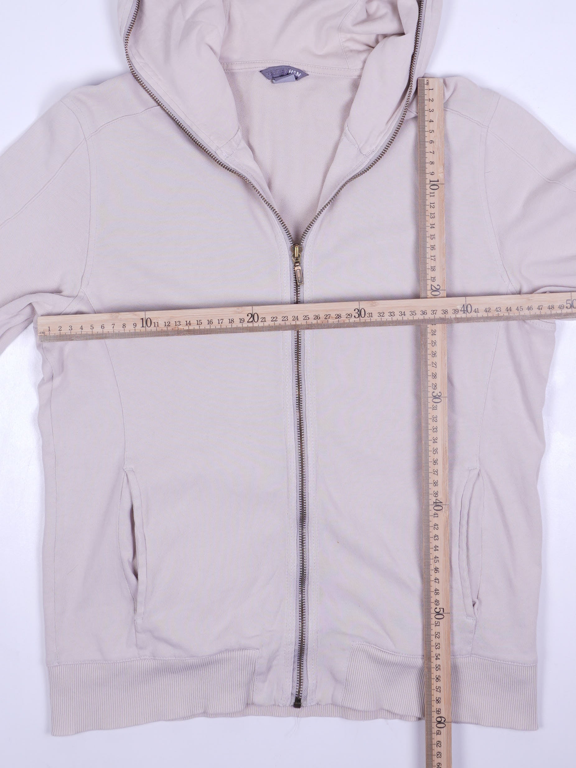 Vintage Y2K Zip Hoodie (M)