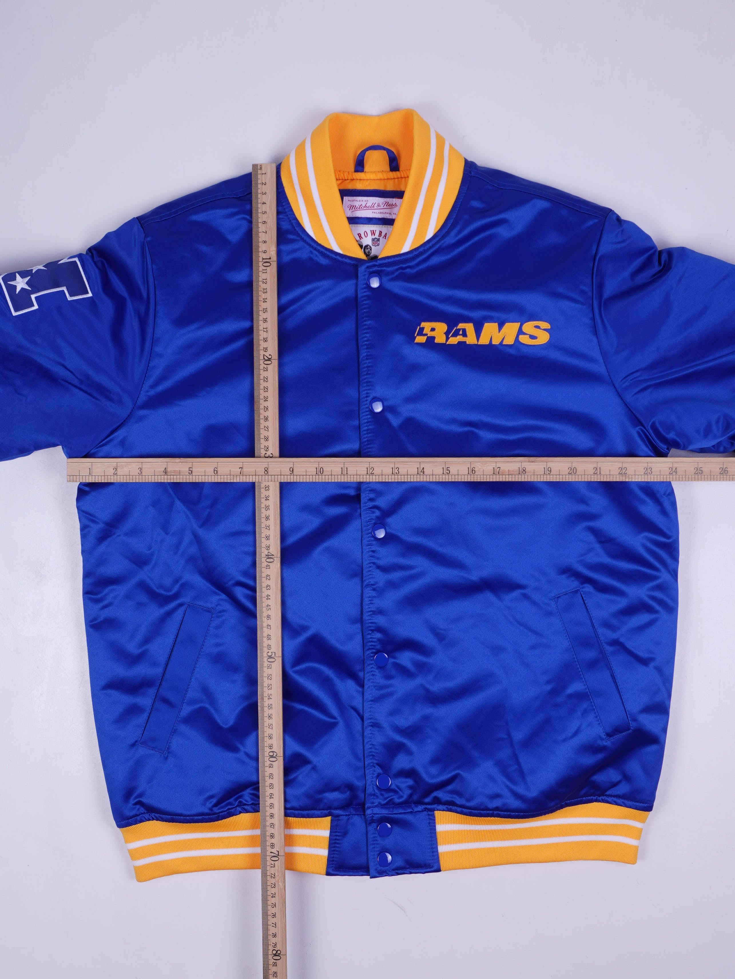 Mitchell & Ness Los Angeles Rams NFL College Jacke (L)