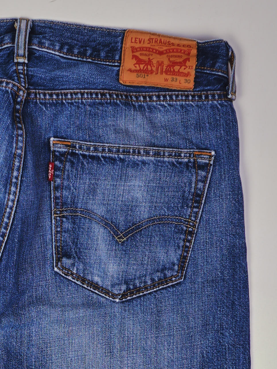 Levis 501 Straight Leg Jeans (W33)