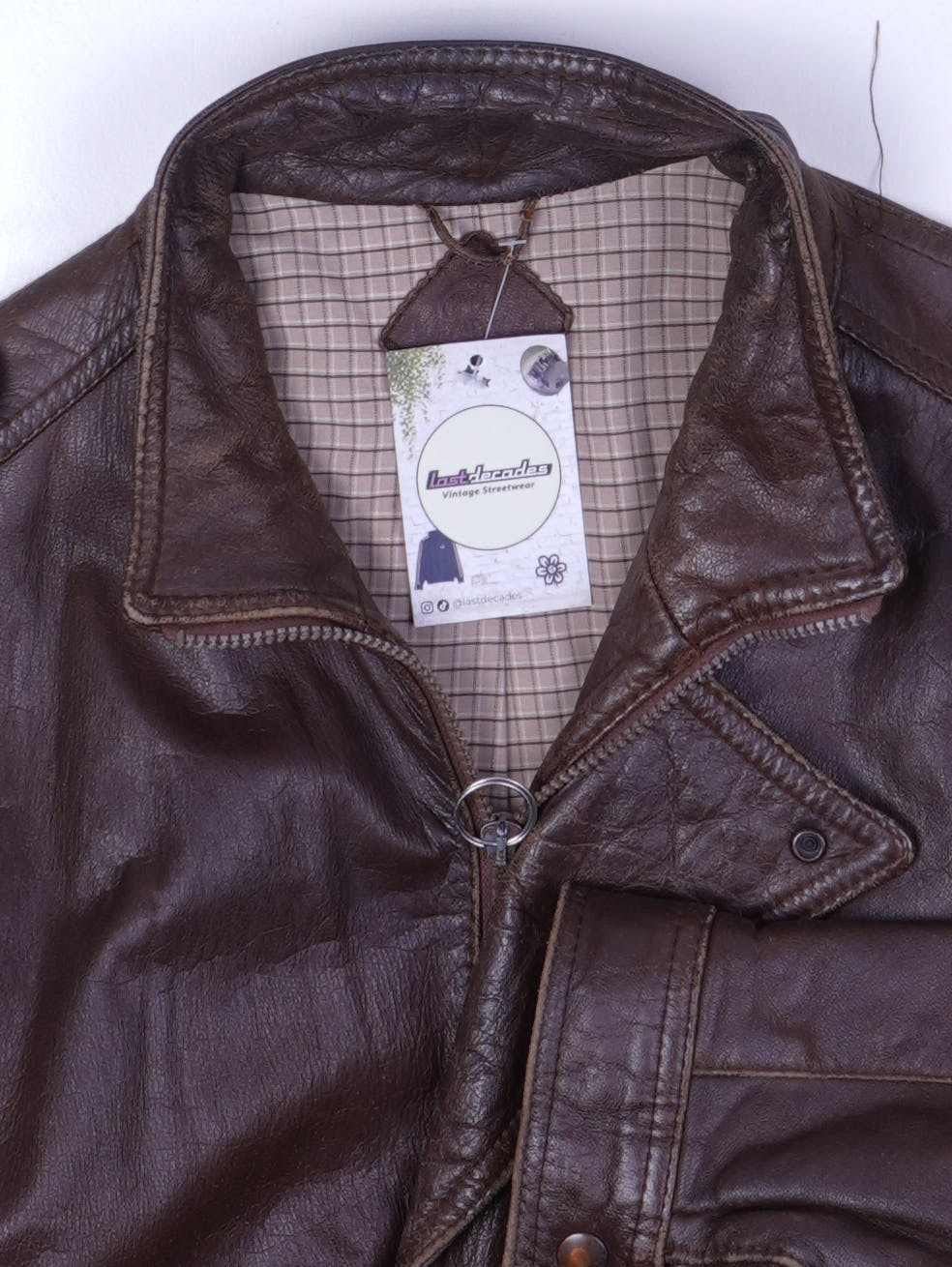 Vintage Lederjacke (S)