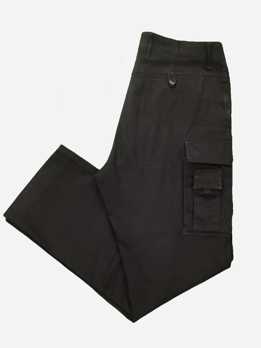 Black Cargo Pants (L)