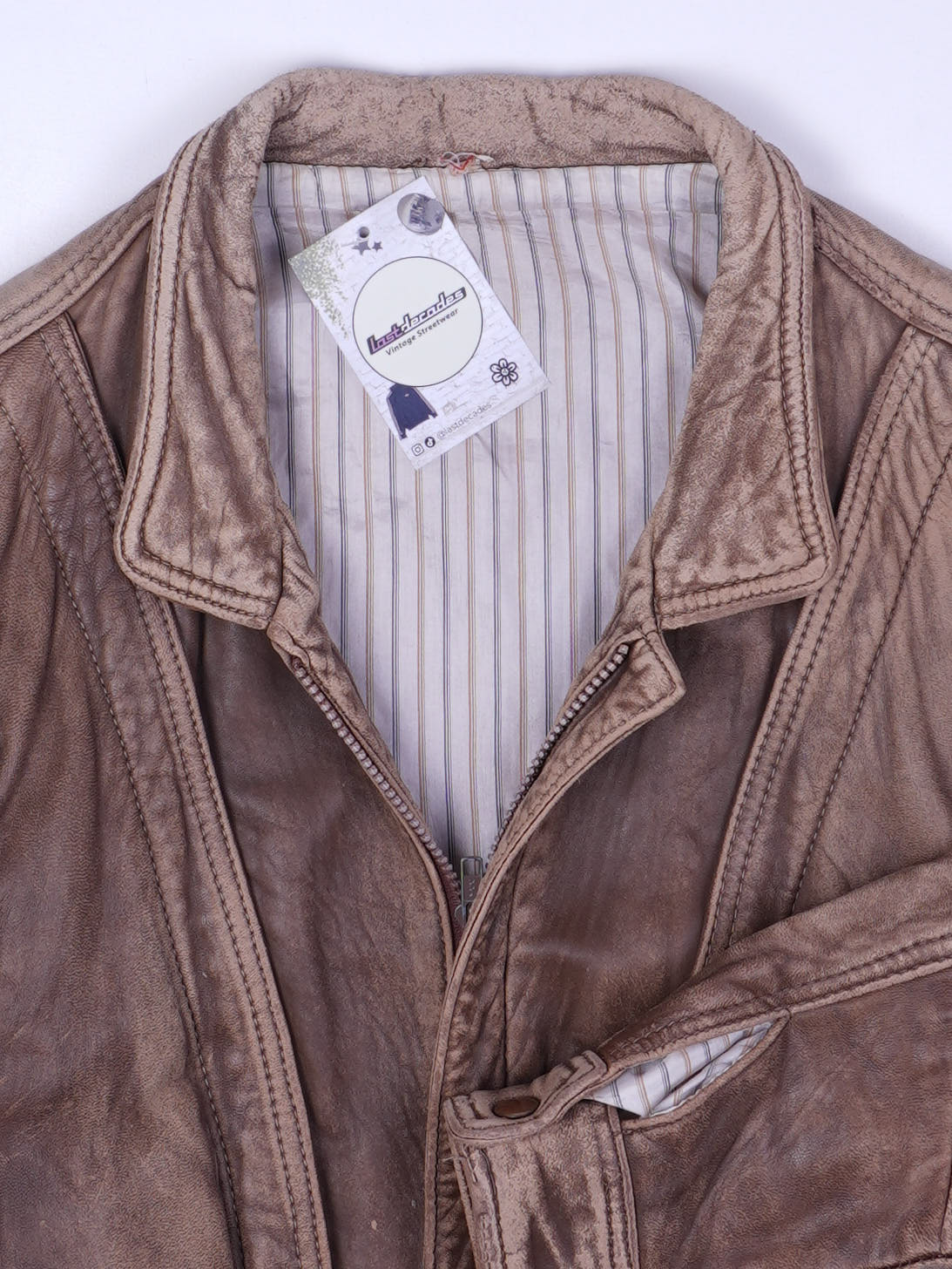 Vintage Lederjacke (M)