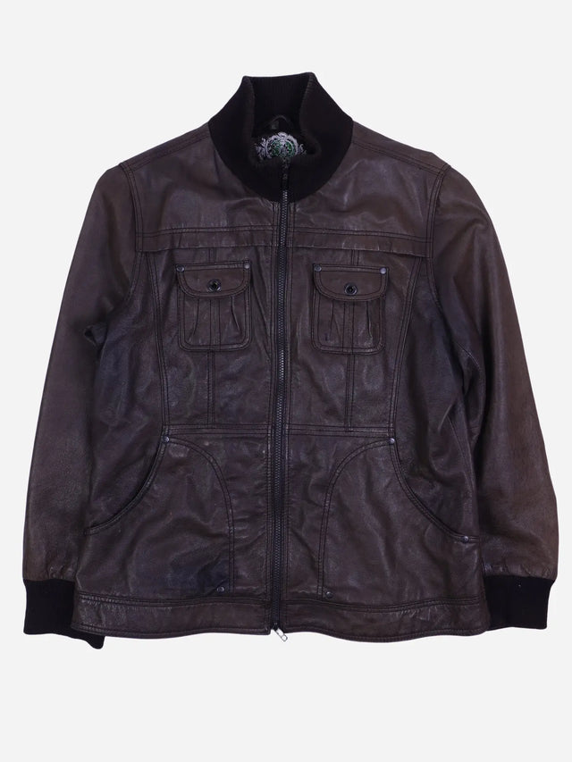 Vintage Lederjacke (M)