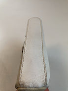 Leder Fransen Tasche Weiß Y2k