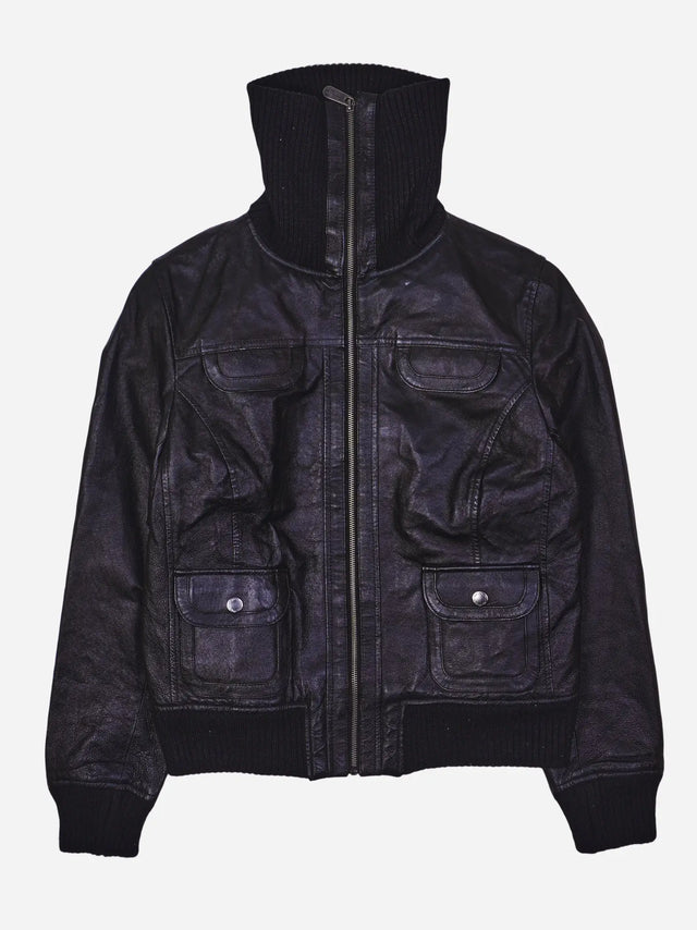 Vintage Lederjacke (M)