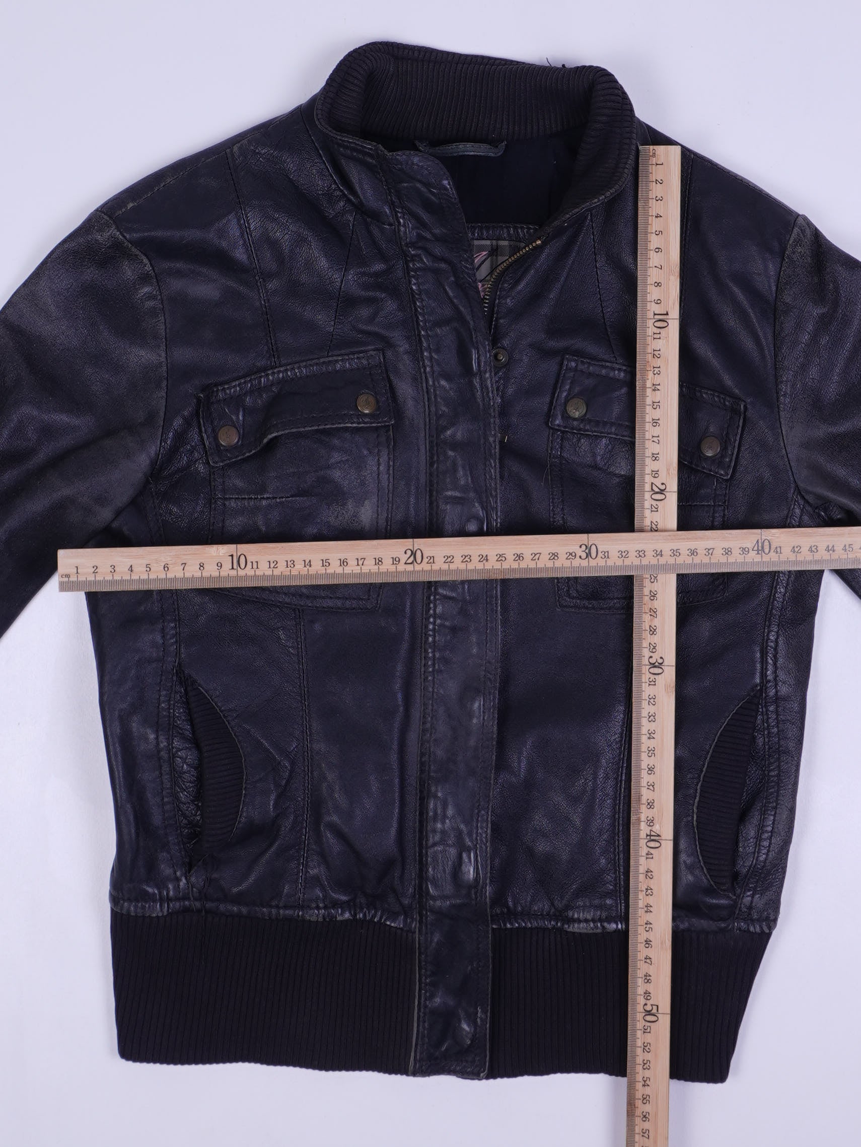 Vintage Lederjacke (S)