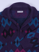 Vintage Half Button Sweater (M)