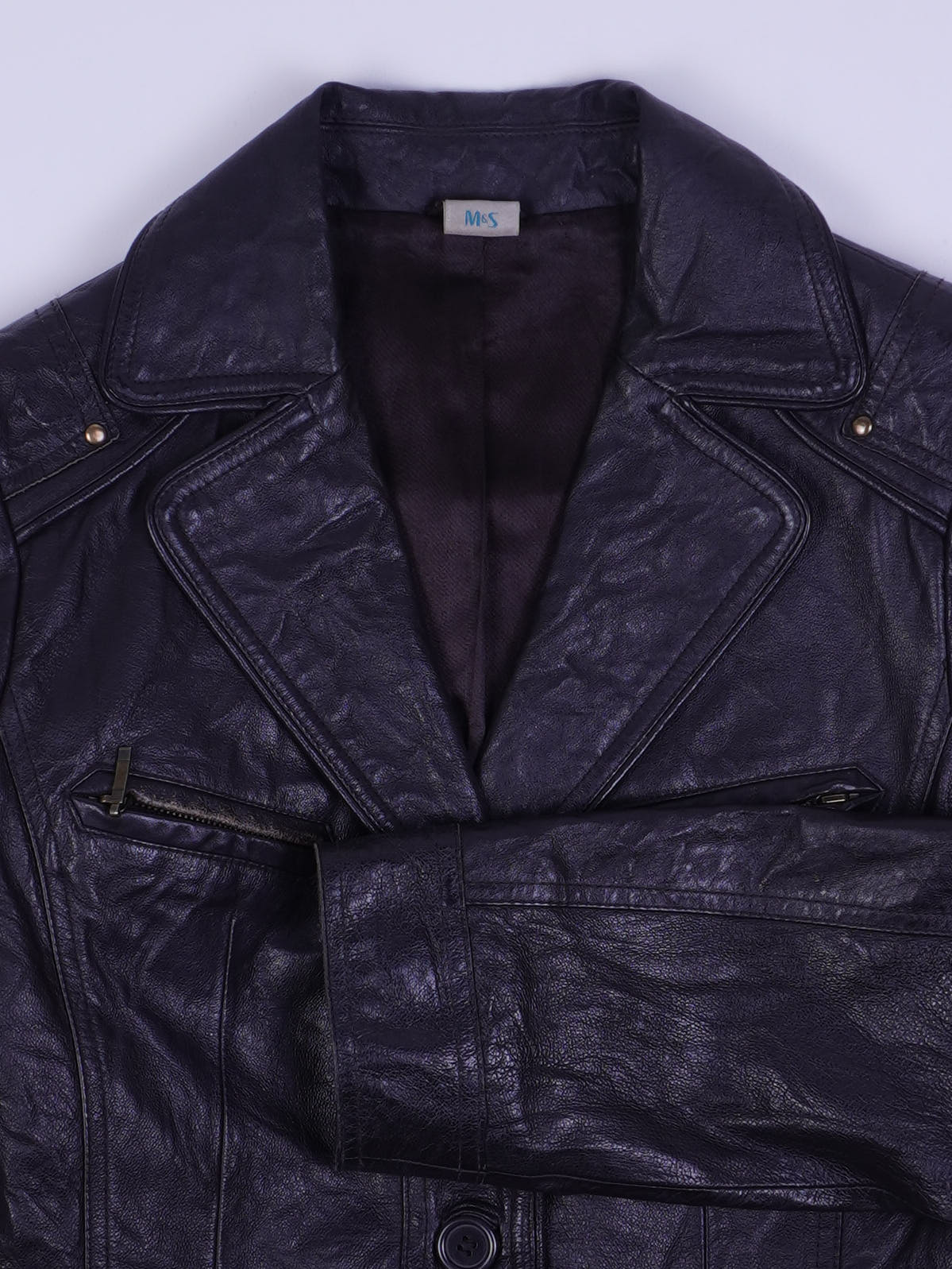 Vintage Lederjacke (M)