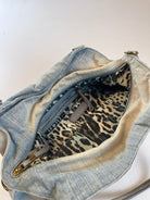 Vintage Liebeskind Jeans Tasche Blau