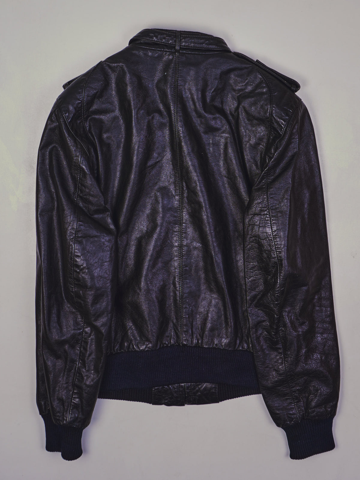 Vintage Lederjacke (M)