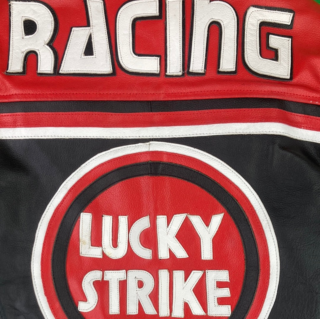 Lucky Strike Leather Racing Jacket (XS)