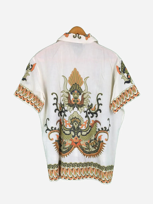 Short Sleeve Pattern Shirt (M)