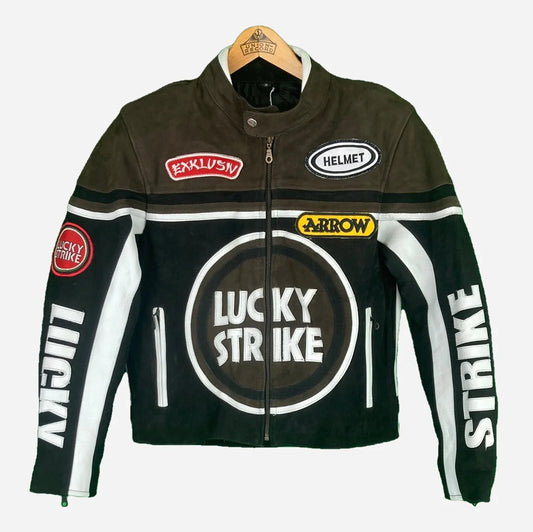 Lucky Strike Leather Racing Jacket (S)