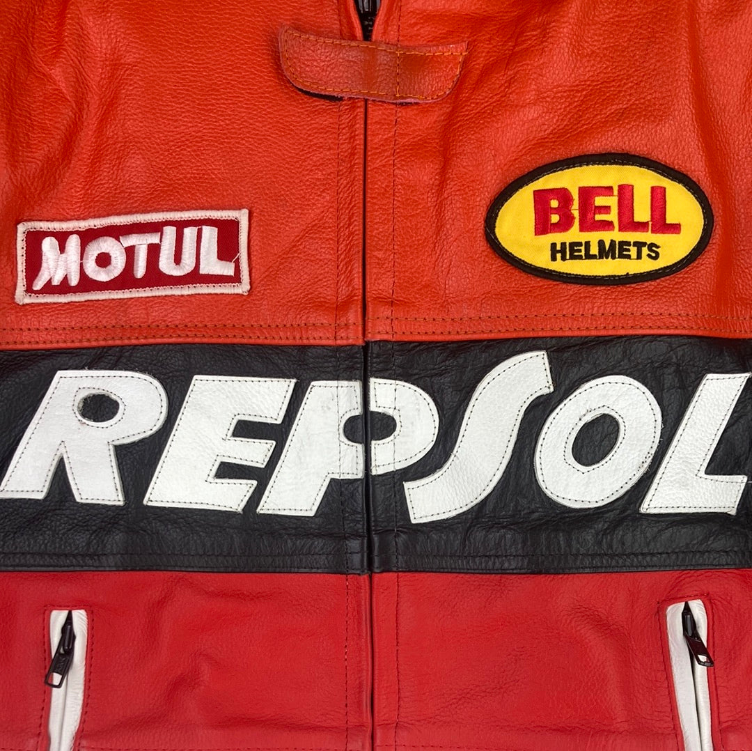 Repsol Leather Racing Jacket (L)