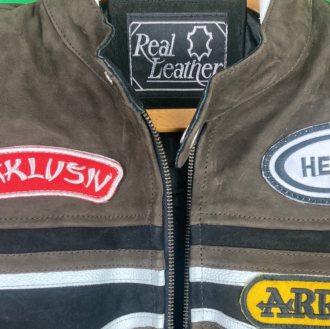 Lucky Strike Leather Racing Jacket (S)