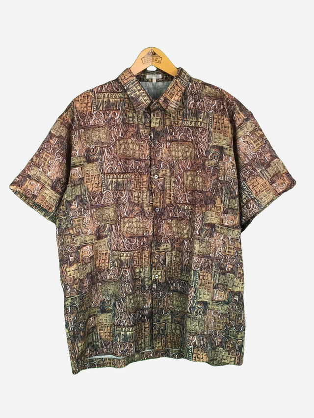 Short Sleeve Pattern Shirt (L)