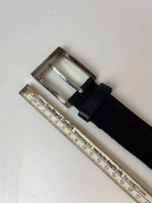 Vintage Leder Gürtel Schwarz