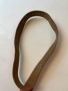 Y2K Pinker Strass Kunstleder Gürtel