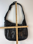 Vintage Leder Tasche Schwarz