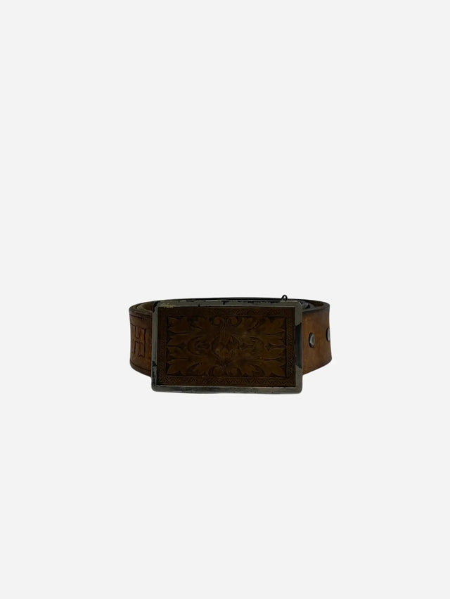 Vintage Leder Gürtel Braun