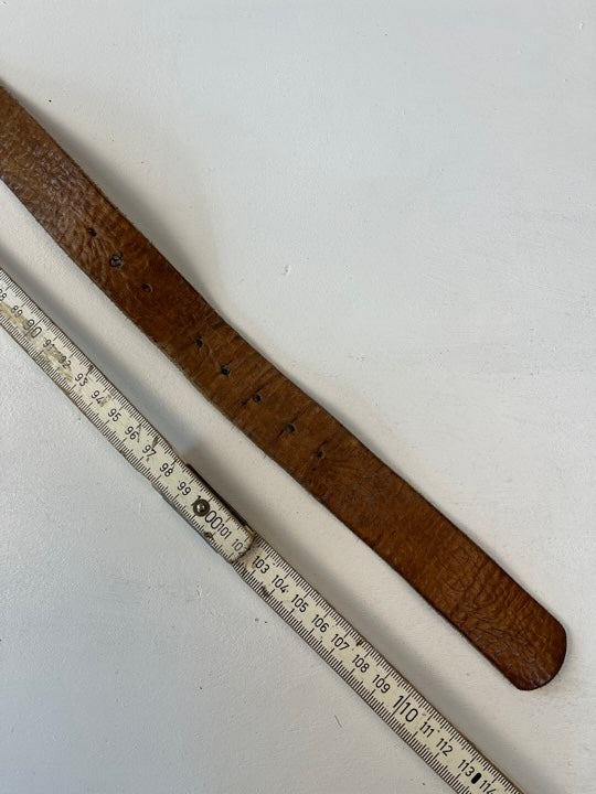 Vintage Leder Gürtel Braun