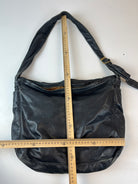 Vintage Leder Tasche Schwarz