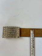 Vintage Y2K Strass Gürtel Blau