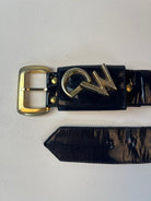 Vintage Schwarz Gürtel