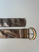 Y2K Bronze Glitzer Gürtel