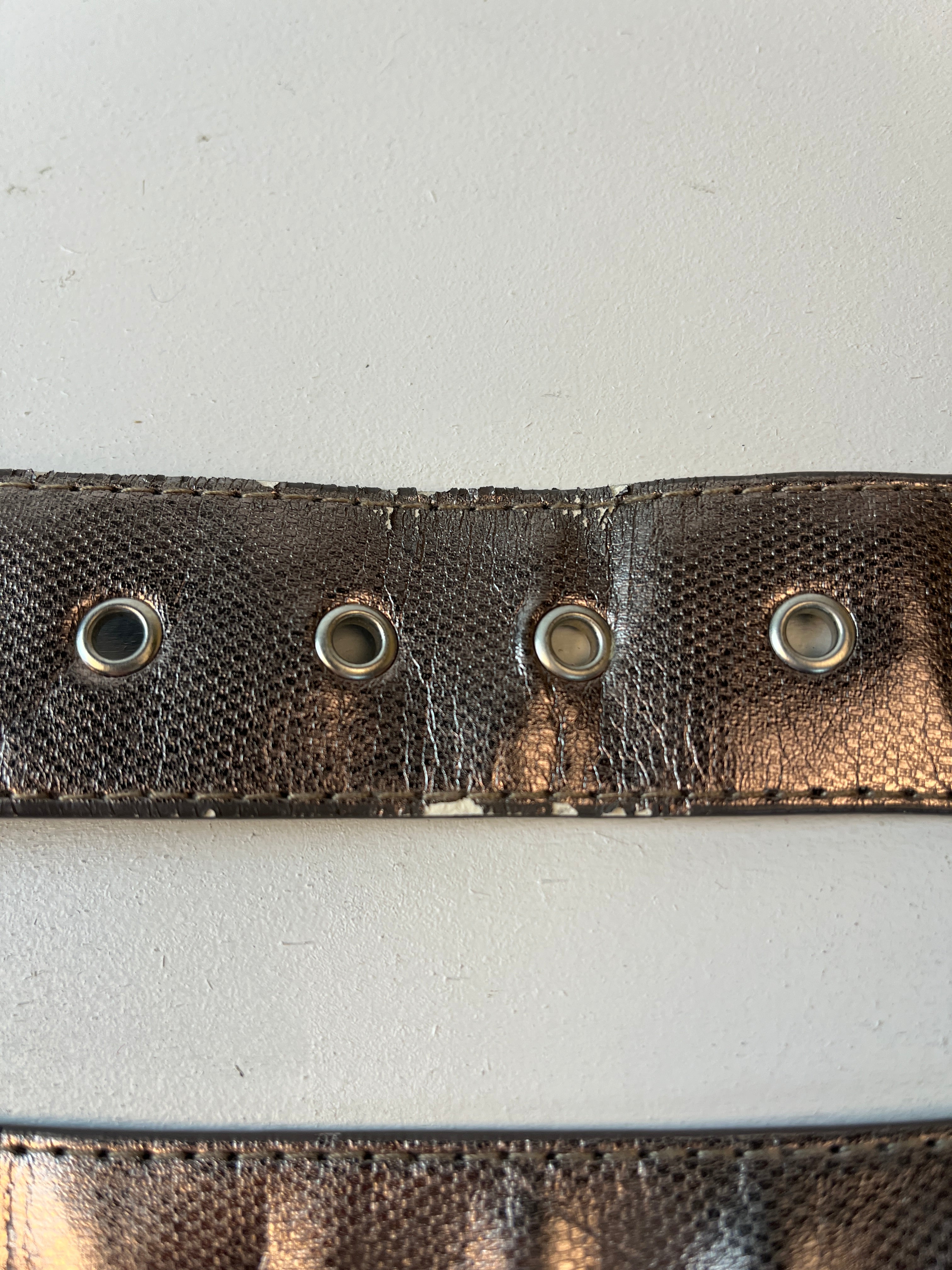 Vintage Nieten Gürtel Bronze