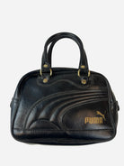 Puma Leder Tasche Schwarz