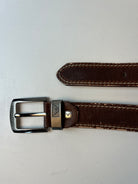 Vintage Leder Gürtel Braun