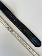 Vintage Leder Gürtel Schwarz