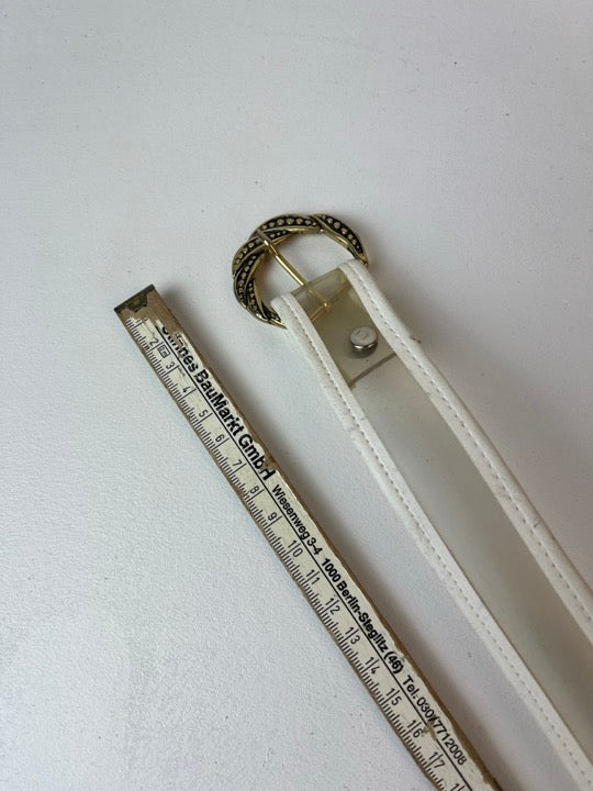 Vintage Weiß Gürtel