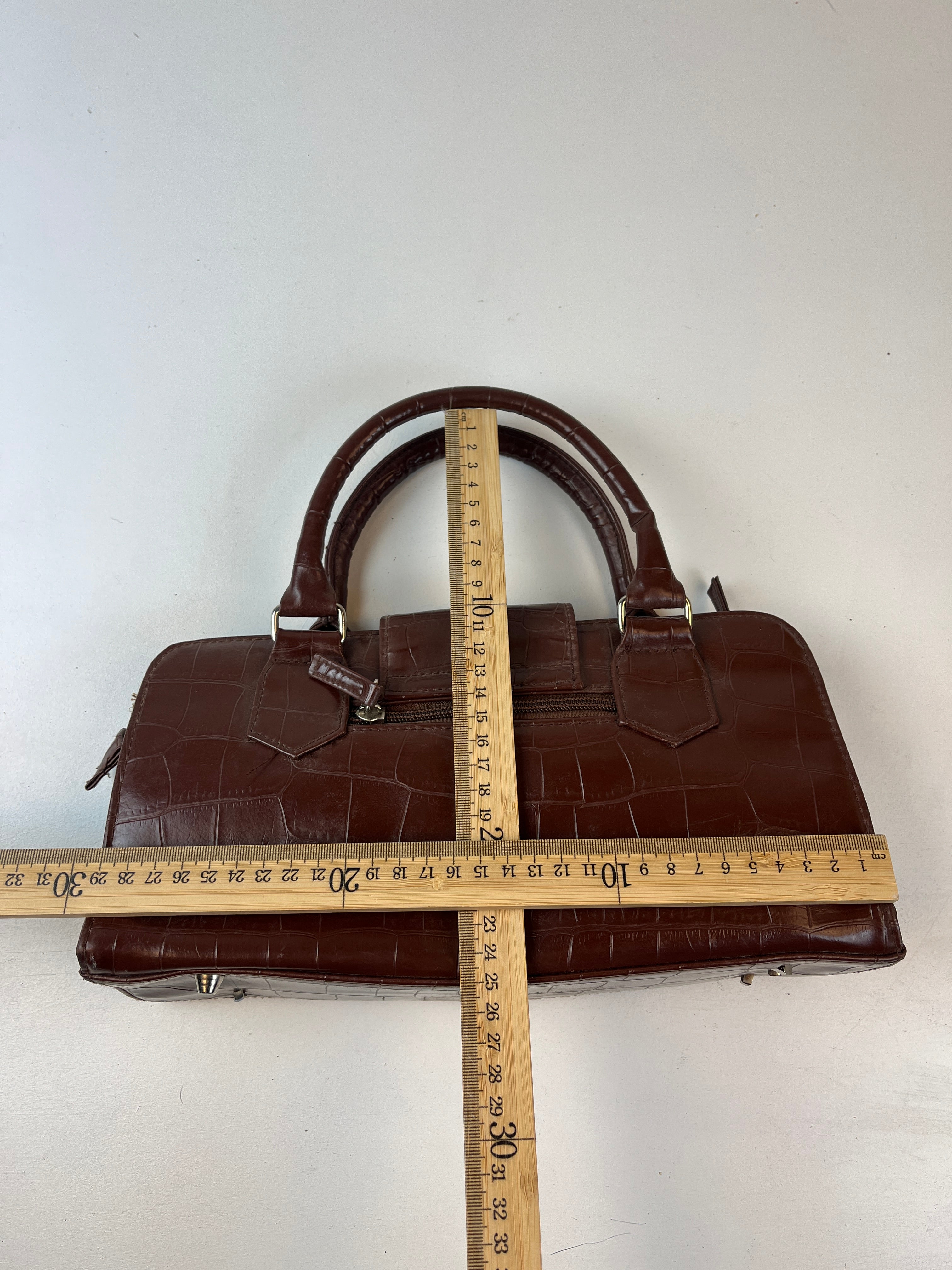 Vintage Leder Tasche Braun